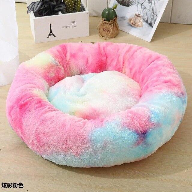 Round Plush Pet Dog Bed, Waterproof Bottom and Super Soft - Image 13