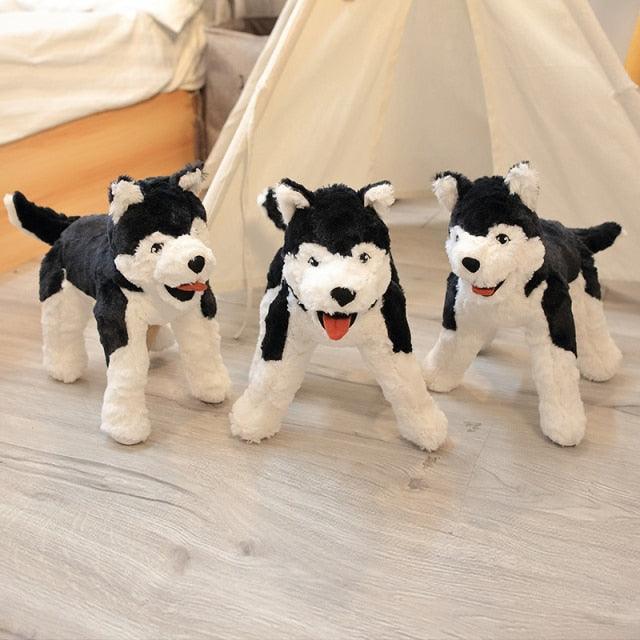 Siberian Wolf  Husky Dog Pillow Plush Toy - Image 3