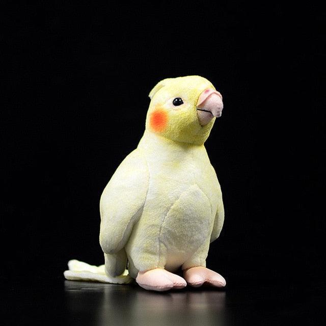 Small Real Life Yellow and Gray Cockatiel Plush Toys 7" - Image 5