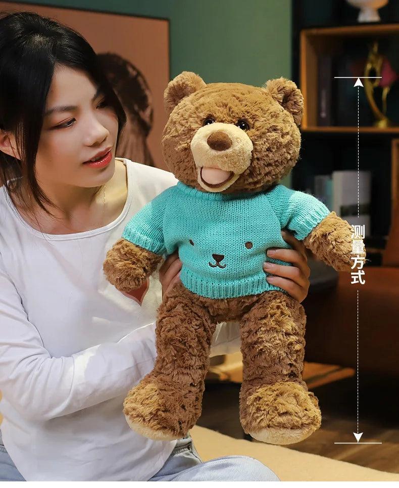 Smiley Face Sweater Teddy Bear - Image 5