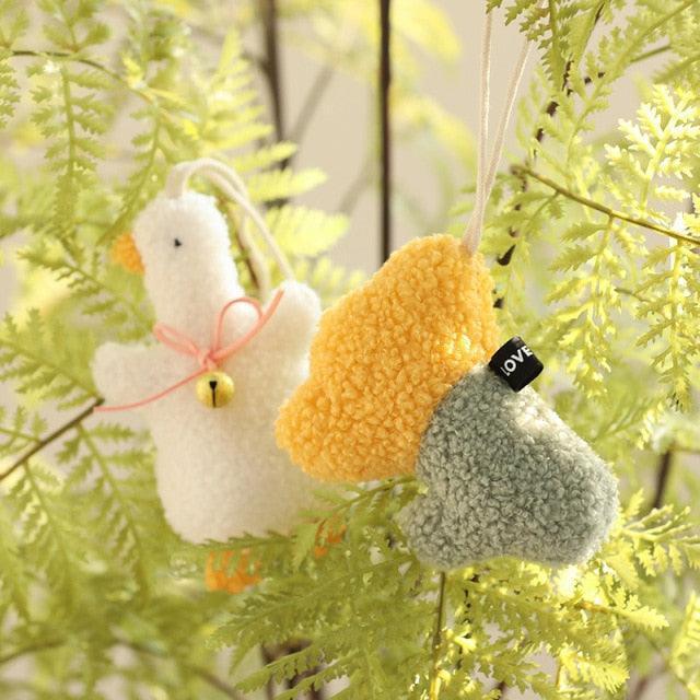 Soft Baby Bib White Duck Plush Toy - Image 4