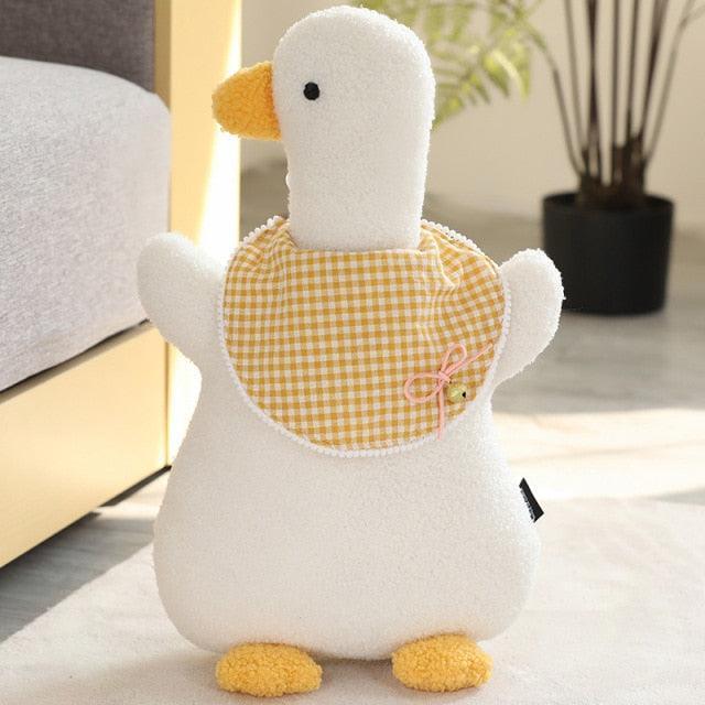 Soft Baby Bib White Duck Plush Toy - Image 6
