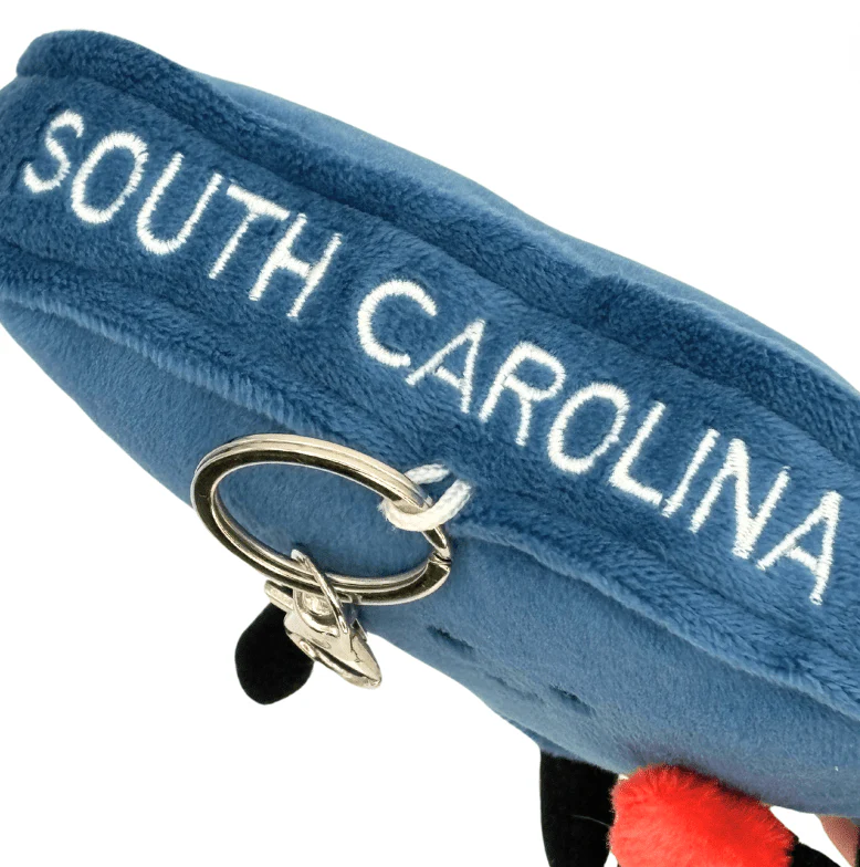 South Carolina Stuffed State Bag Charm – Plush Keychain - Image 2