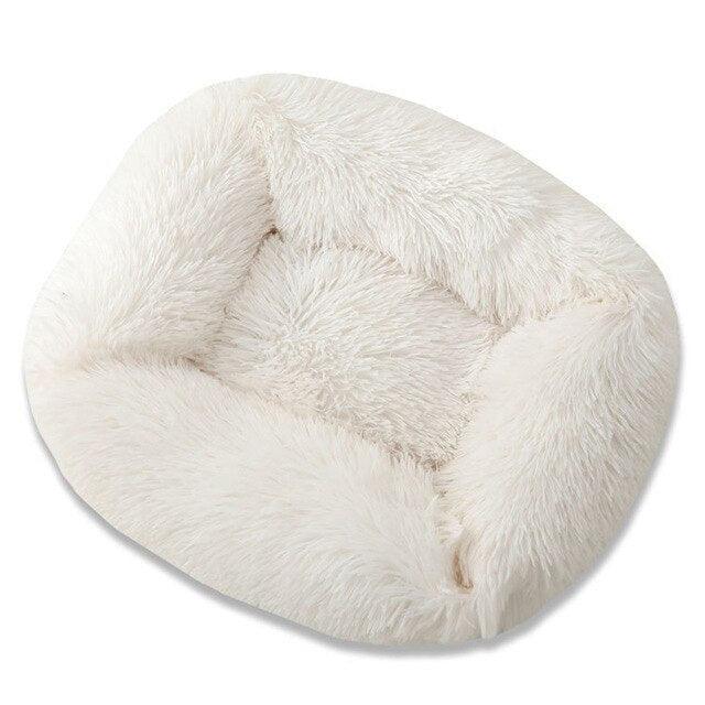 Square Dog & Cat Pet Bed for Medium Pets, Super Soft Warm Plush & Comfortable - Image 13