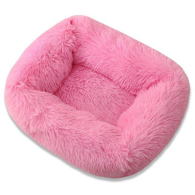 Square Dog & Cat Pet Bed for Medium Pets, Super Soft Warm Plush & Comfortable - Image 14