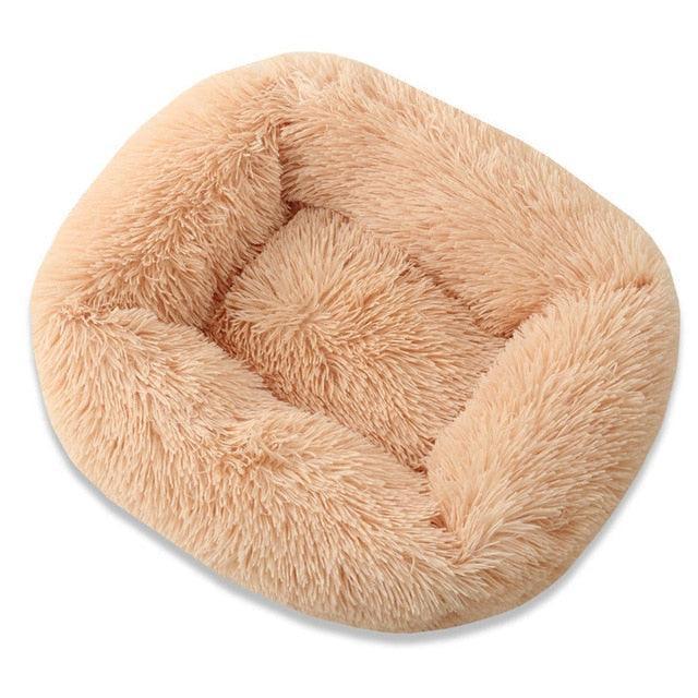 Square Dog & Cat Pet Bed for Medium Pets, Super Soft Warm Plush & Comfortable - Image 16