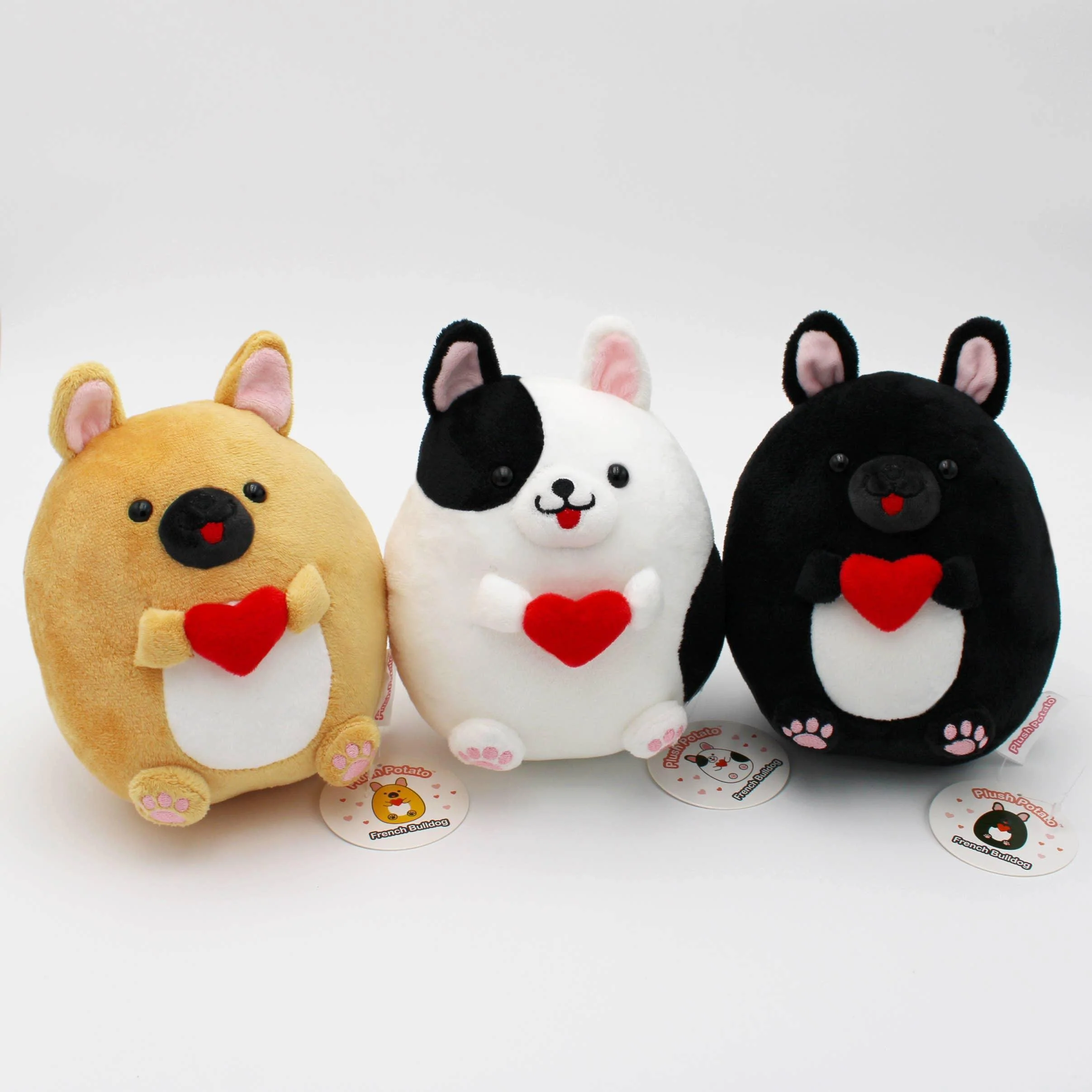 Tomoko Maruyama - French Bulldog Plush Toy - Black and White - Image 4