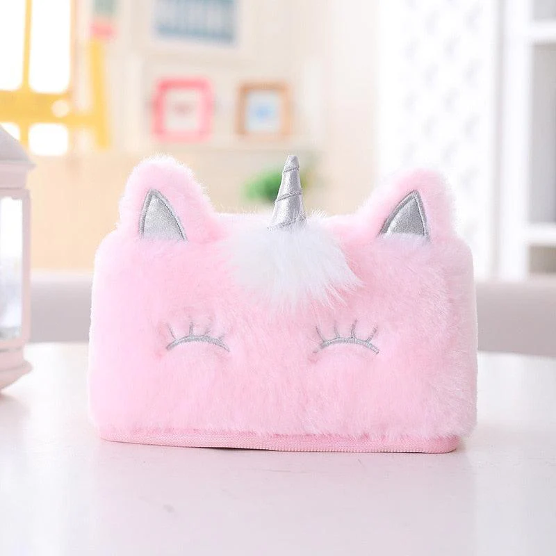 Unicorn Party Decoration Plush Unicorn Tissue Box - Image 4