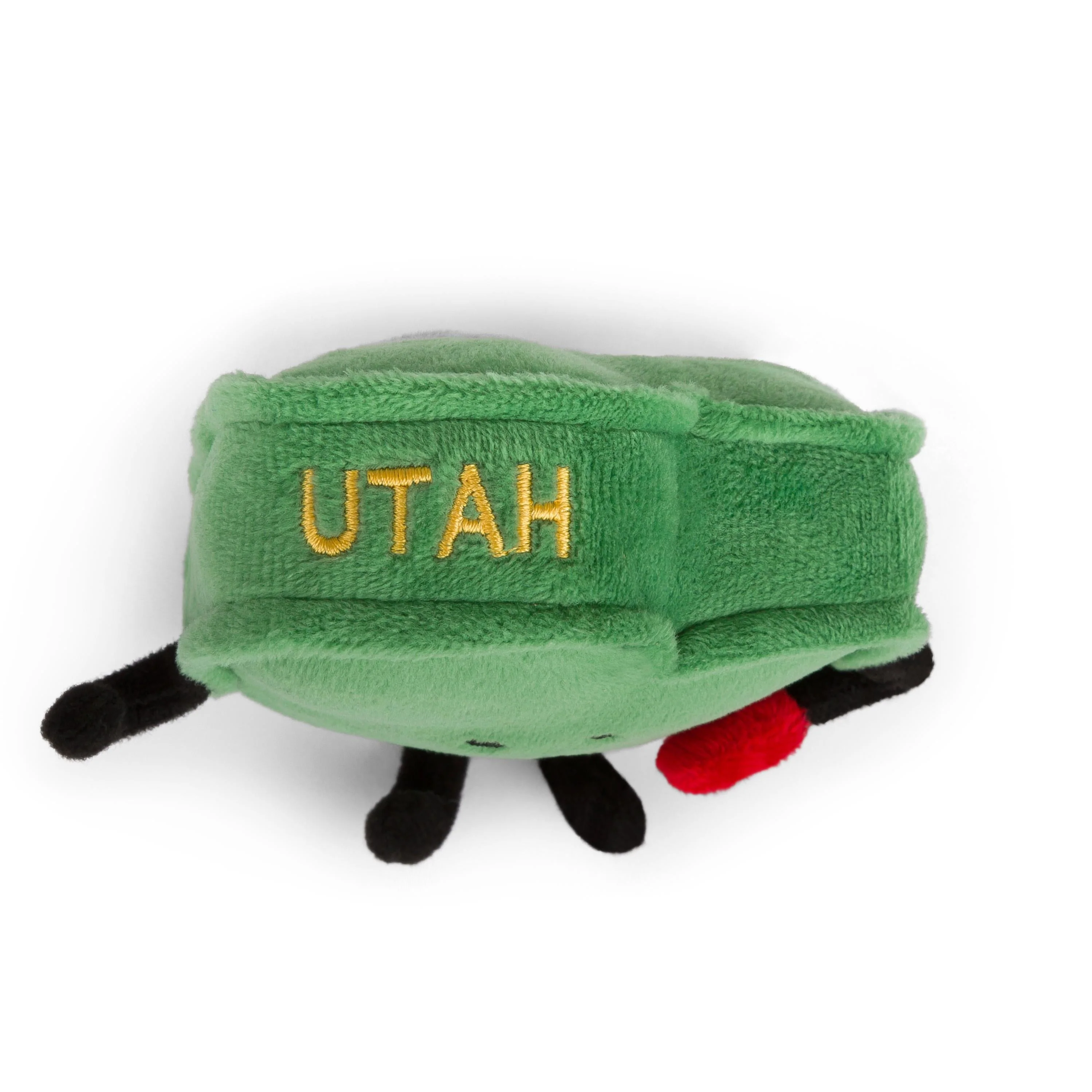 Utah Stuffed State Keychain – Plush Beehive State Bag Charm with Bee - Image 3