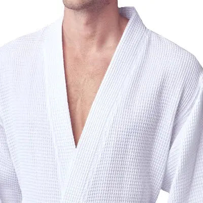 Waffle Spa Bathrobe for Men -  Absorbent, Lightweight - Image 51