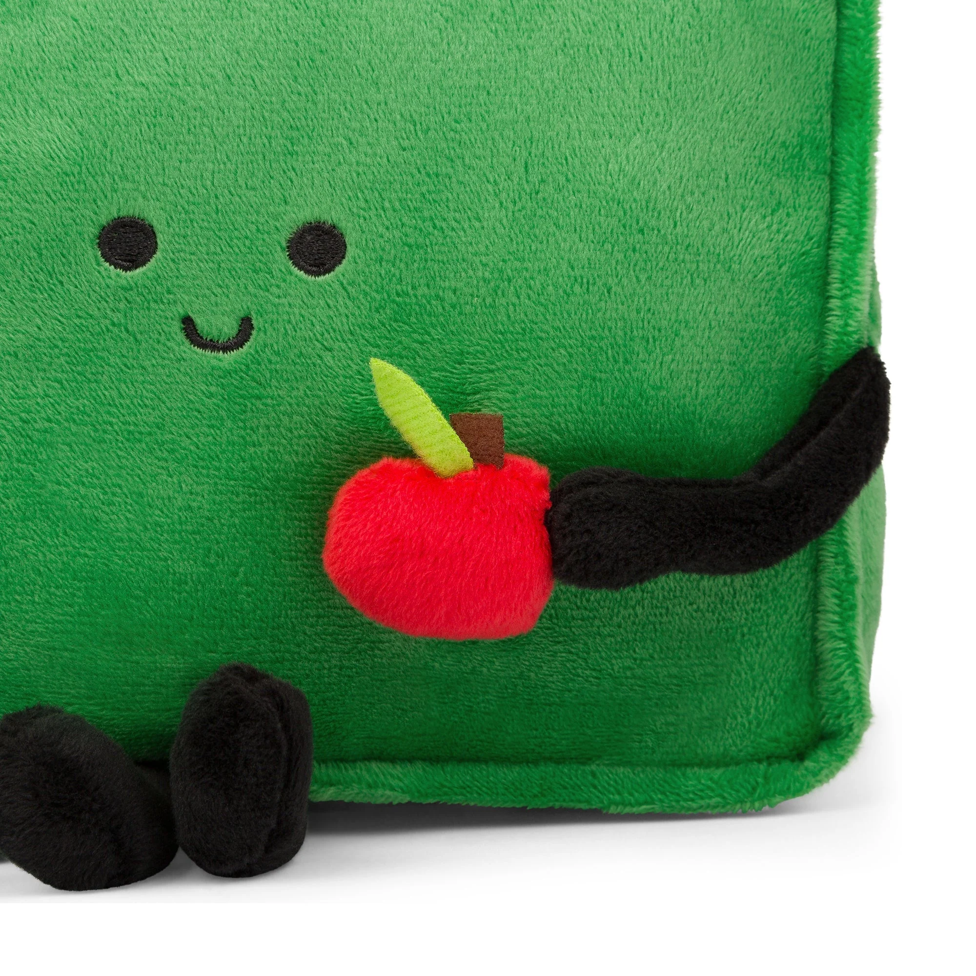 Washington Stuffed State Plush – Holding a tiny apple, Soft PNW Gift - Image 3