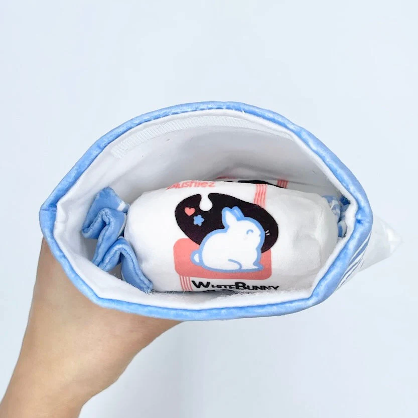 White Bunny Candy Interactive/Nosework 3 Piece Dog Toy - Image 2