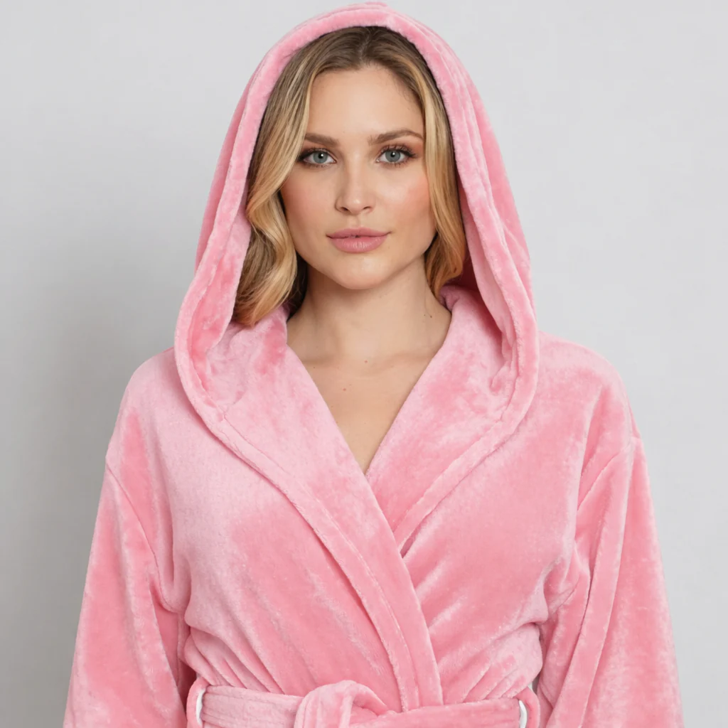 Women’s Plush Hooded Robe - Spa-Worthy Comfort at Home - Image 21