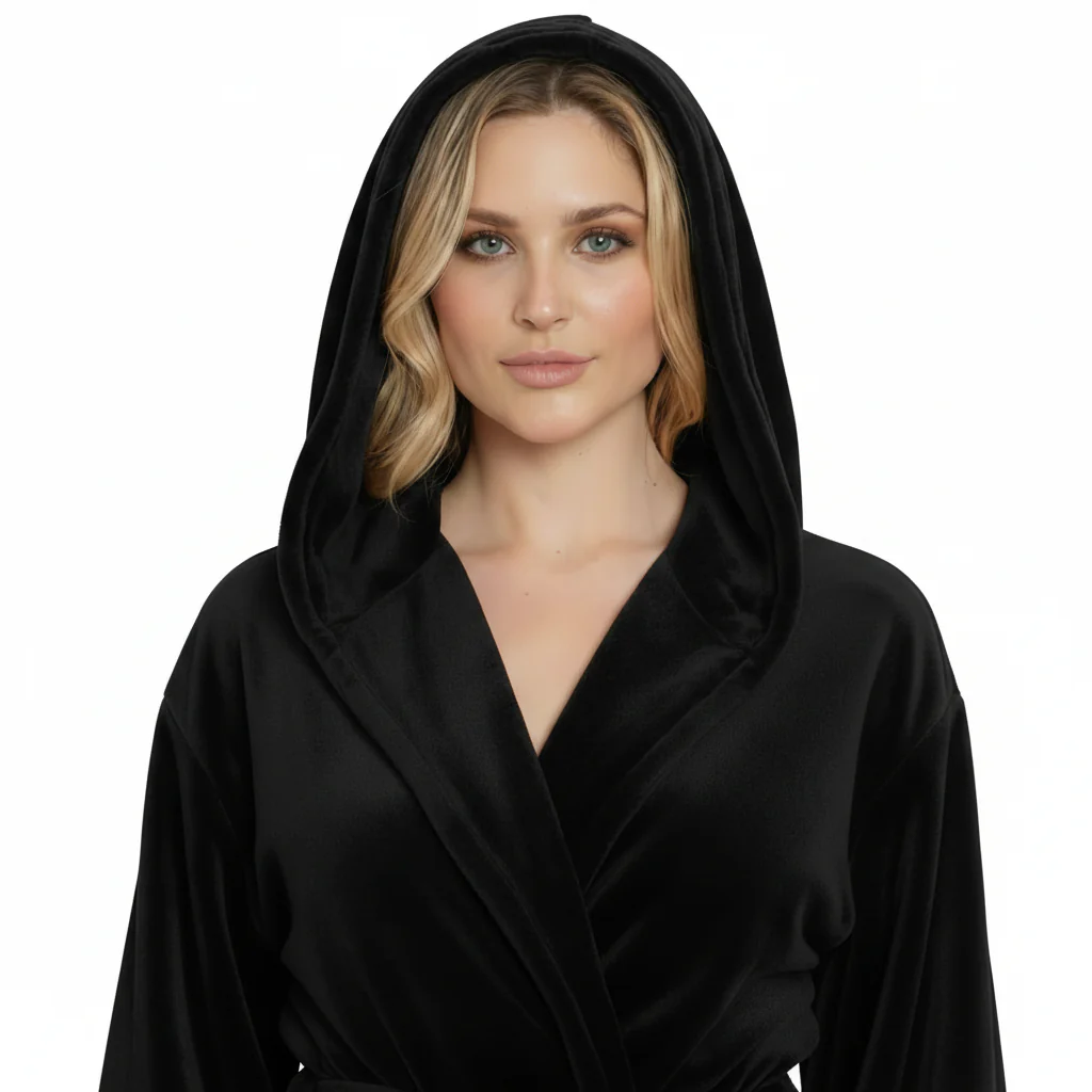 Women’s Plush Hooded Robe - Spa-Worthy Comfort at Home - Image 24