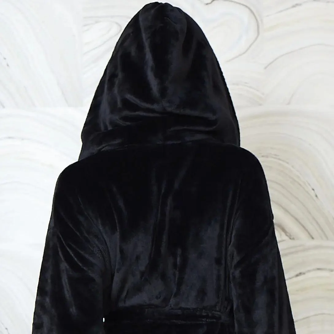 Women’s Plush Hooded Robe - Spa-Worthy Comfort at Home - Image 29