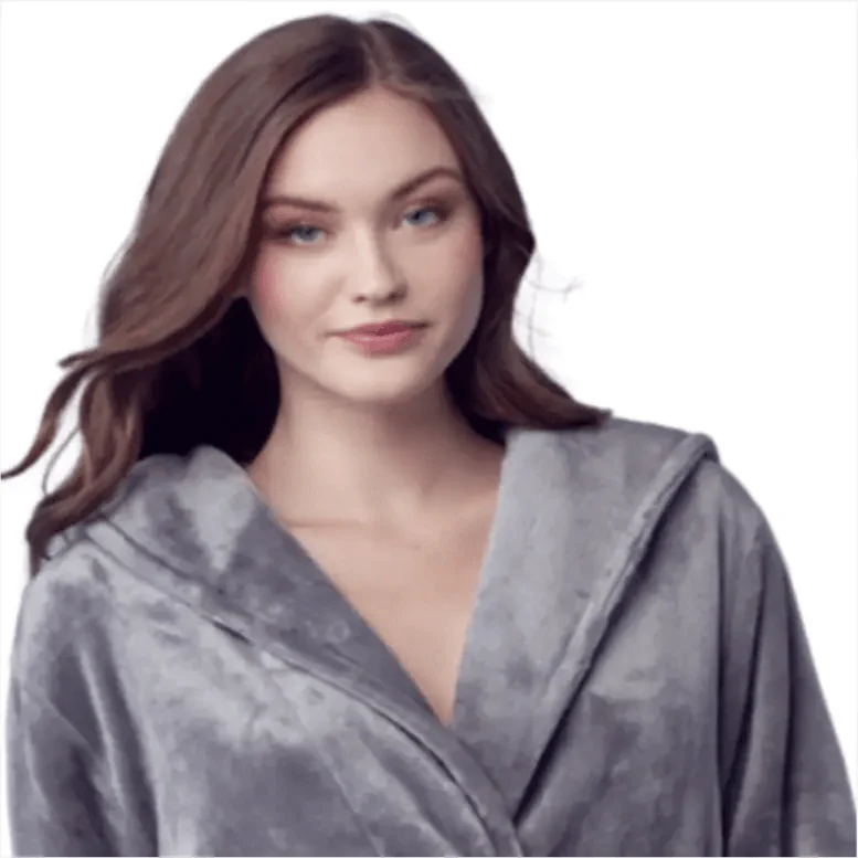Women’s Plush Hooded Robe - Spa-Worthy Comfort at Home - Image 34