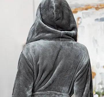 Women’s Plush Hooded Robe - Spa-Worthy Comfort at Home - Image 35
