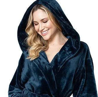 Women’s Plush Hooded Robe - Spa-Worthy Comfort at Home - Image 39