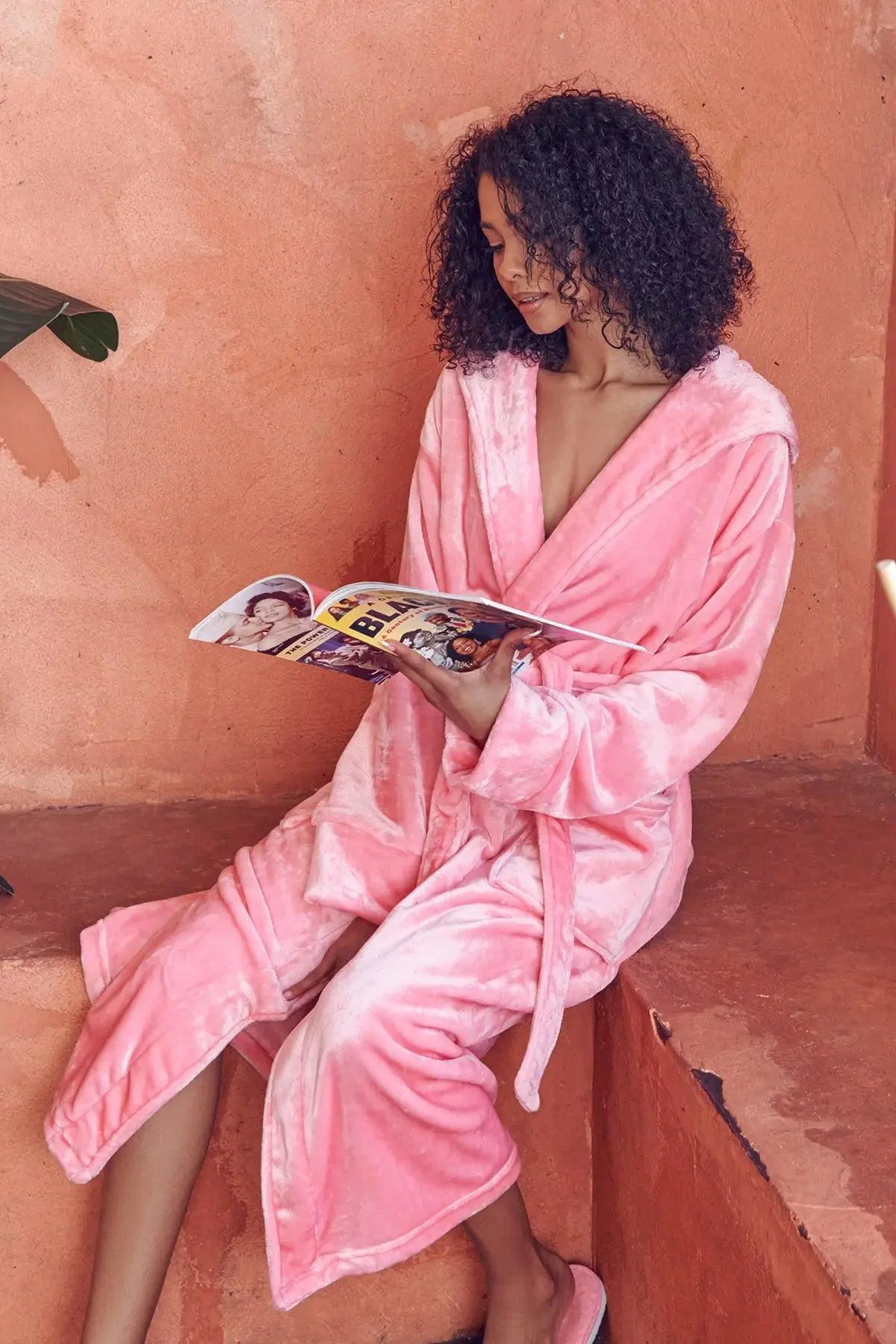 Women’s Plush Hooded Robe - Spa-Worthy Comfort at Home - Image 42