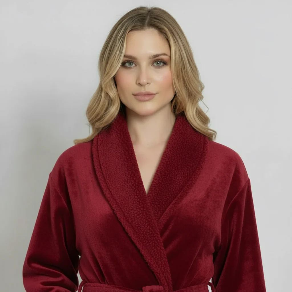 Women's Ultra Soft Plush Bathrobe - Image 22