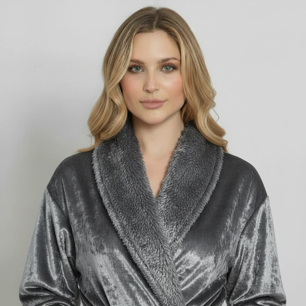 Women's Ultra Soft Plush Bathrobe - Image 23