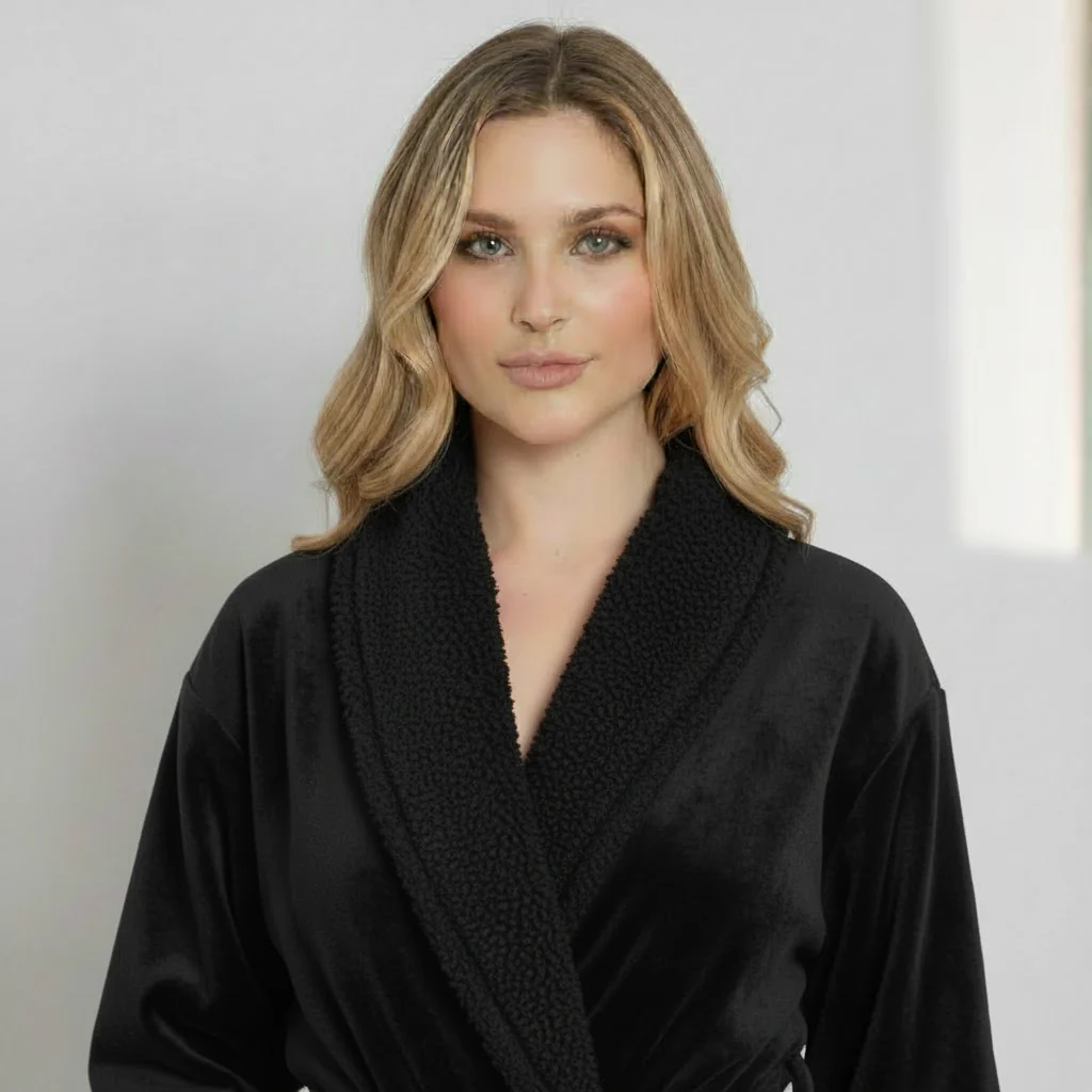 Women's Ultra Soft Plush Bathrobe - Image 25