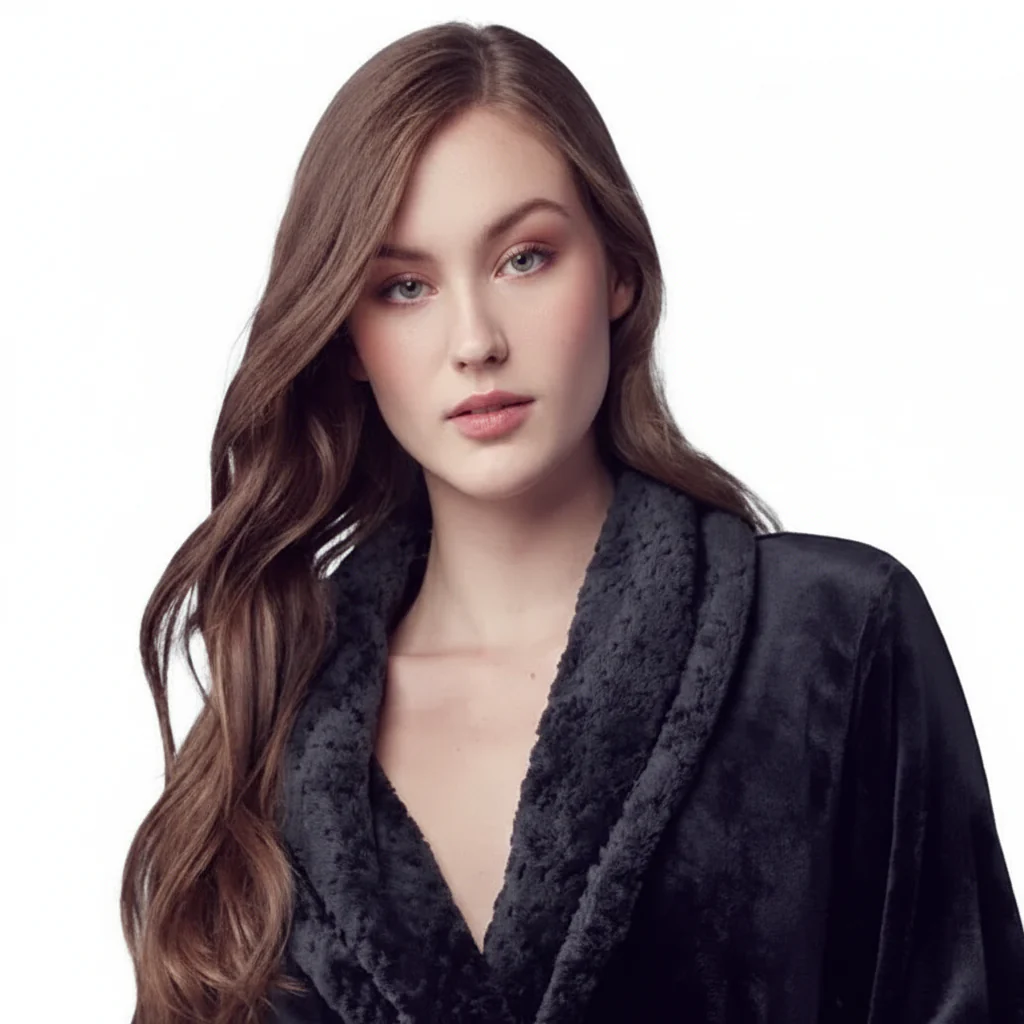 Women's Ultra Soft Plush Bathrobe - Image 37