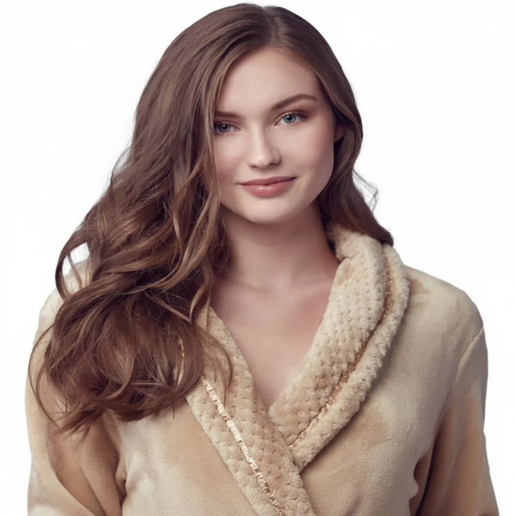 Women's Ultra Soft Plush Bathrobe - Image 39
