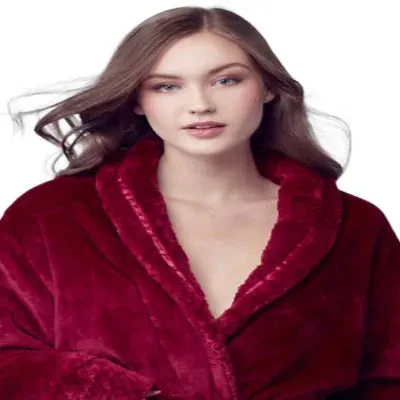 Women's Ultra Soft Plush Bathrobe - Image 40