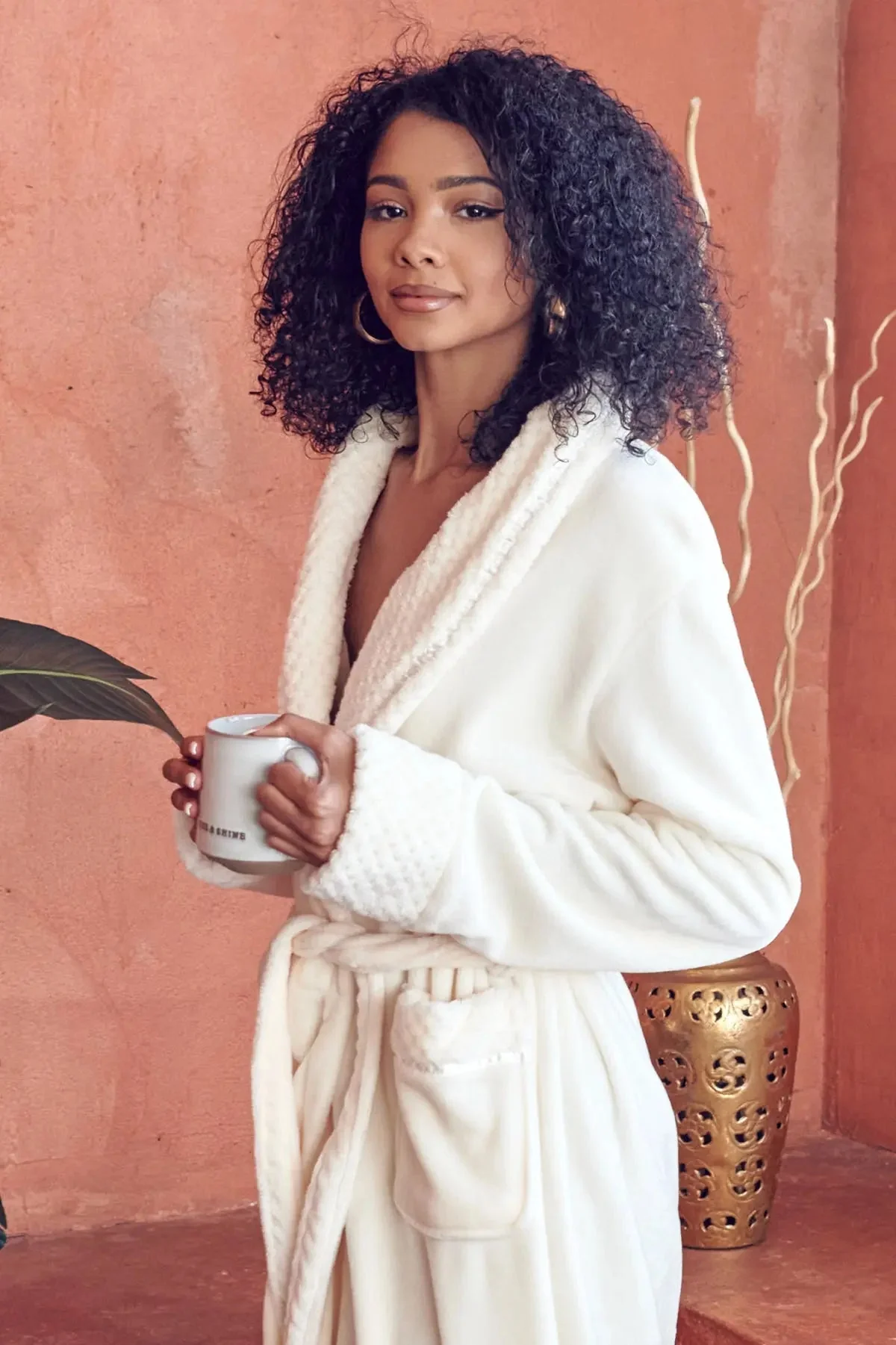 Women's Ultra Soft Plush Bathrobe - Image 55