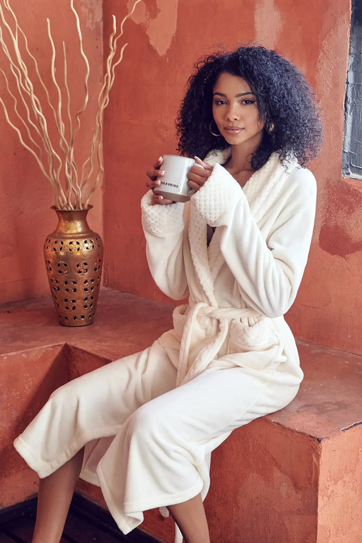 Women's Ultra Soft Plush Bathrobe - Image 56
