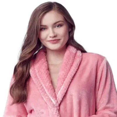 Women's Ultra Soft Plush Bathrobe - Image 88