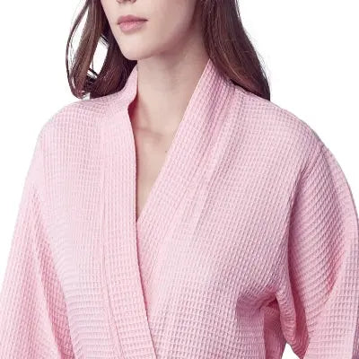 Knee-Length Waffle Robe for Women - Image 38