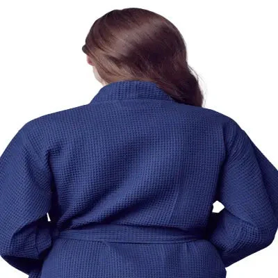 Knee-Length Waffle Robe for Women - Image 59